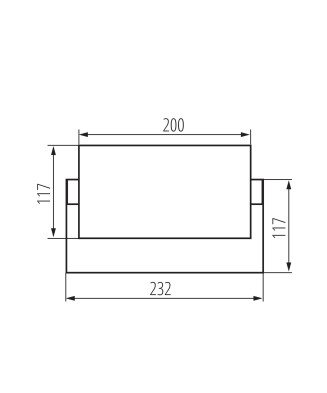 Kanlux 45818 XERTO EL 20W B LED vonkajšie svietidlo IP65