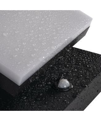 Kanlux 45819 XERTO EL 20W SE B vonkajšie svietidlo LED s čidlom IP44