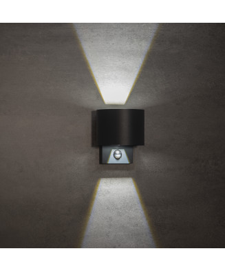 Kanlux 28995 REKA PIR EL 7W-L-GR nástenné svietidlo so senzorom 4000K IP54