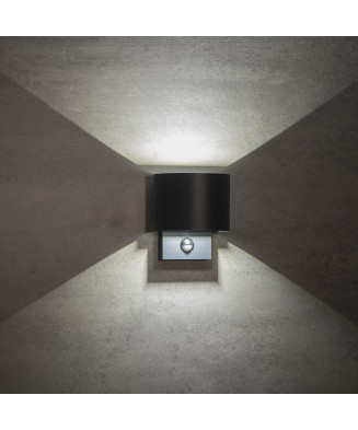 Kanlux 28995 REKA PIR EL 7W-L-GR nástenné svietidlo so senzorom 4000K IP54