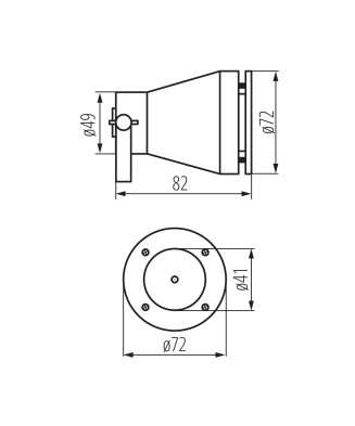 Kanlux 25720 AKVEN LED vodotesné svietidlo IP68 do jazierok 12V Gx5,3 MR16