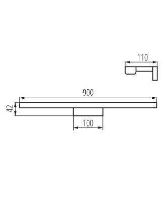 Kanlux 26688 ASTEN IP44 15W-NW-W kúpeľňové nástenné svietidlo LED