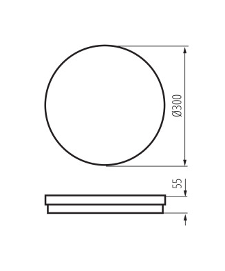 Kanlux 38385 BENO ECO 30W CCT O B stropné svietidlo IP65