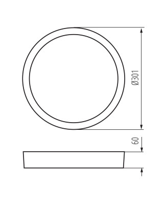 Kanlux 39026 DABER 12-20W CCT B stropné LED svietidlo IP66
