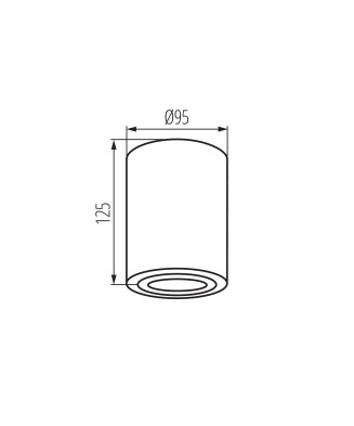 Kanlux BORD DLP-50-B