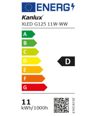 Kanlux 33511 XLED G125 11W-WW Svetelný zdroj LED 11w 2700k 1520lm