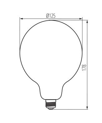 Kanlux 33519 XLED G125 4W-SW Svetelný zdroj LED 4W 1800K dekor