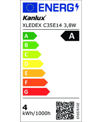 Kanlux 37341 XLEDEX C35E14 3,8W-NW Svetelný zdroj LED 3,8W 4000K 806lm