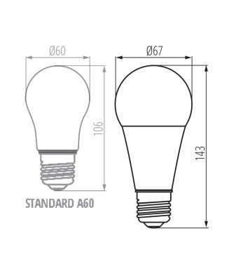 Kanlux 33748 IQ-LED A67 N 19W-CW Svetelný zdroj LED 19W 6500K 2452lm
