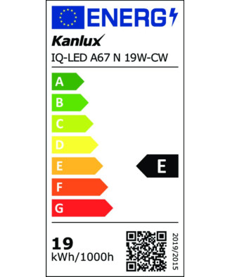Kanlux 33748 IQ-LED A67 N 19W-CW Svetelný zdroj LED 19W 6500K 2452lm