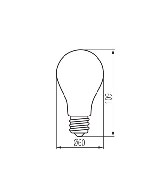 Kanlux 36245 XLED EX A60 5W-WW Svetelný zdroj LED 5W 2700K 1055lm