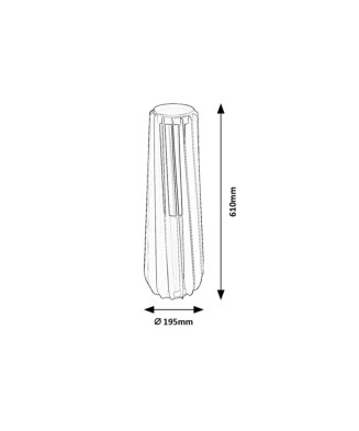 Rabalux 77207 Tamarite vonkajšie stojankové svietidlo LED 12W 4000K IP54