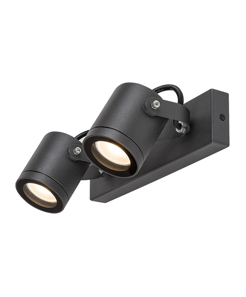 Rabalux 7930 Elva nástenné vonkajšie svietidlo 2xGU 10 IP44