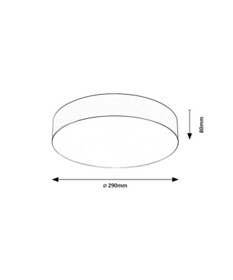 Kanlux 75065 Dolen Vonkajšie stropné svietidlo E27 2x MAX LED 9W IP43