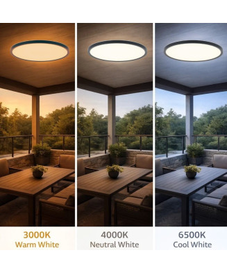 Kanlux 75081 Maurec Vonkajšie stropné svietidlo LED 18W CCT IP44