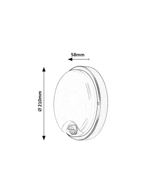 Kanlux 77213 Lonato Vonkajšie nástenné svietidlo LED 18W senzor PIR
