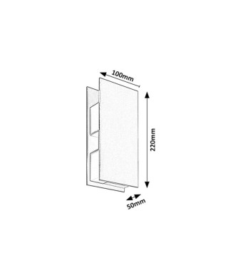 Kanlux 77063 Kioni vonkajšie nástenné svietidlo LED 13W IP65