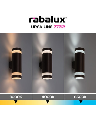 Rabalux 77212 Urfa Line Vonkajšie nástenné svietidlo LED 16W CCT IP65