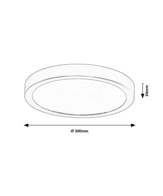 Kanlux 75073 Shaun Plus Vonkajšie stropné svietidlo LED 30W IP44