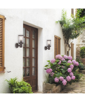 Kanlux 8888 Budapest nástenné vonkajšie svietidlo 1xE27 max. LED 12W IP44