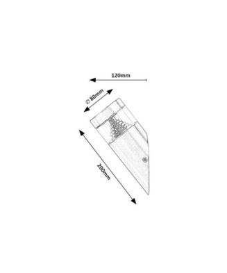 Kanlux 7826 Lisbon vonkajšie nástenné svietidlo LED 7W IP54