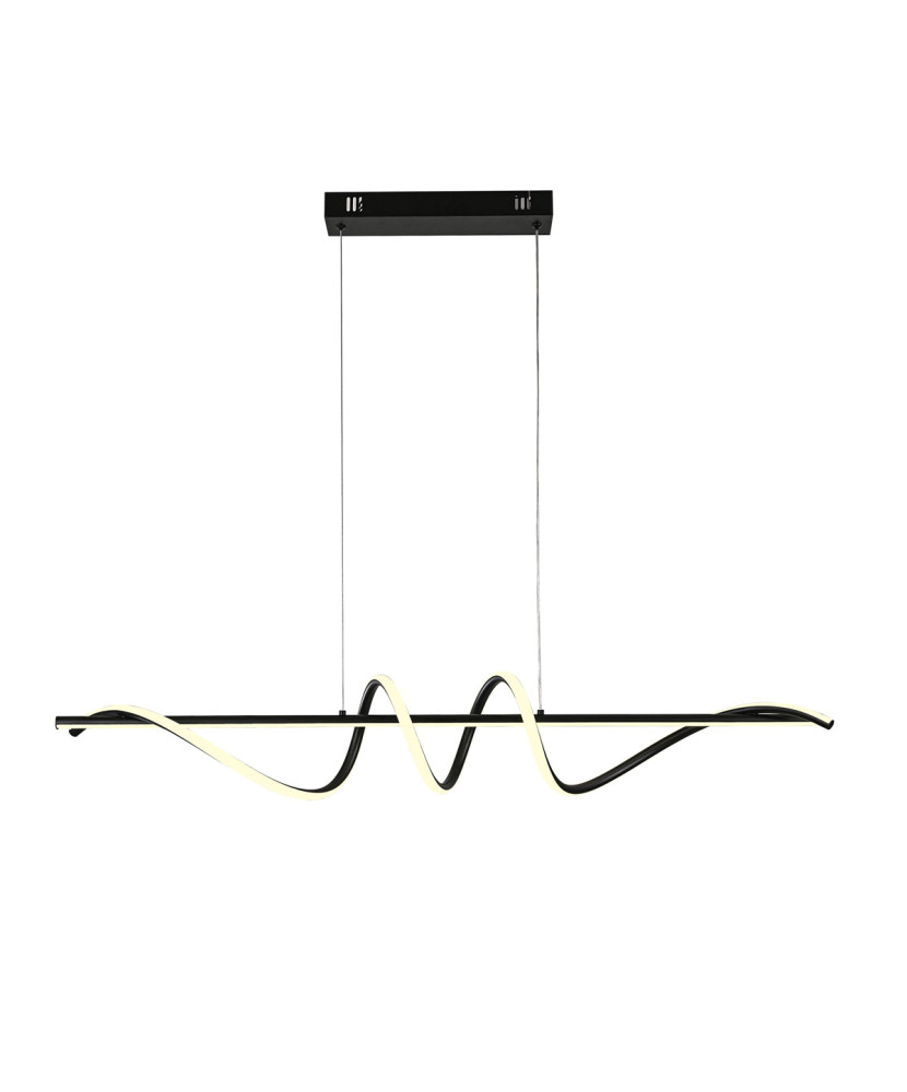 Italux Bastelo PND-24154-BK závesné svietidlo LED 40W 3400lm 3/4/6K