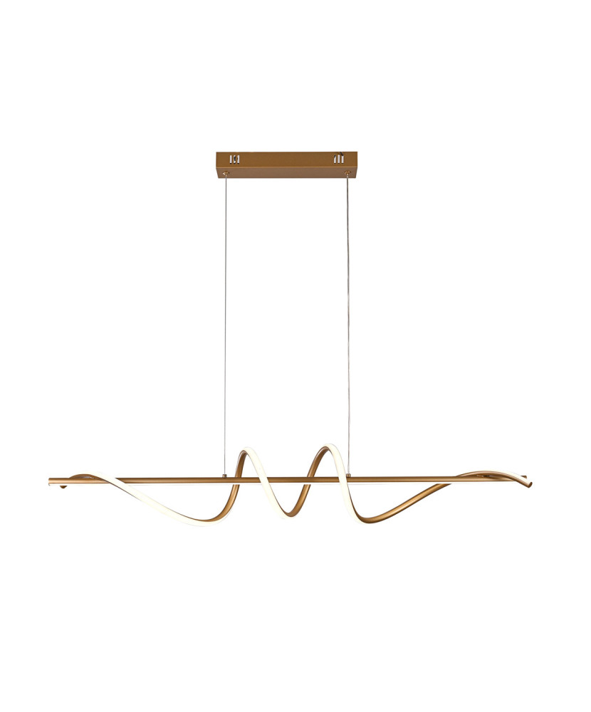 Italux Bastelo PND-24154-GD závesné svietidlo LED 40W 3400lm 3/4/6K