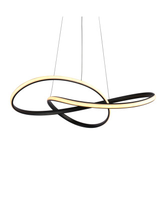 Italux Consa PND-19221C-BK závesné svietidlo LED 40W 3400lm