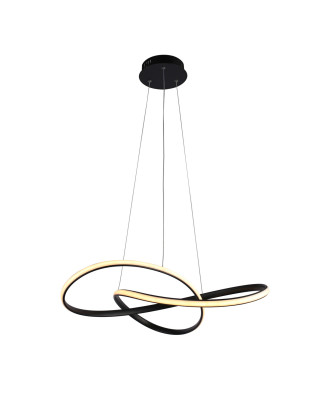 Italux Consa PND-19221C-BK závesné svietidlo LED 40W 3400lm