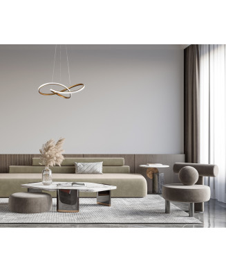 Italux Consa PND-19221C-GD závesné svietidlo LED 40W 3400lm