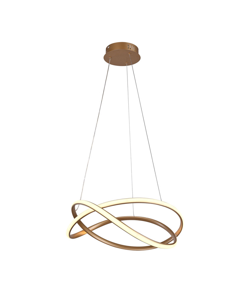 Italux Rumio PND-23917-GD,závesné svietidlo LED 40W 3400lm