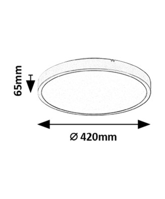 Rabalux 71441 Alenzo stropné svietidlo SMART LED 36W IP44