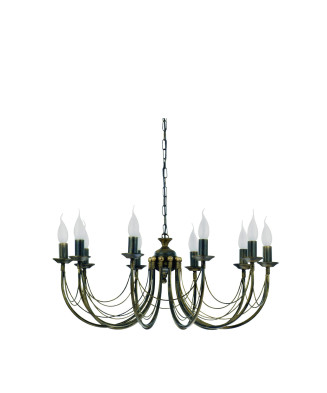 Nowodvorski ARES 206 závesné svietidlo,luster 10xE14 60W