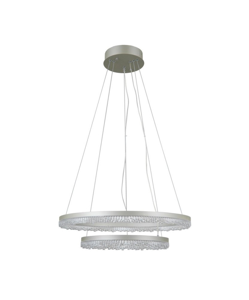 Italux Barlo PND-34526-2L-SILV závesné svietidlo LED 36W 3000K+4000K+6000K 3700lm