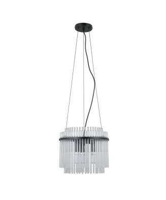 Italux Bonte PND-40929-3A-BK závesné svietidlo 3xE14 40W čierna matná