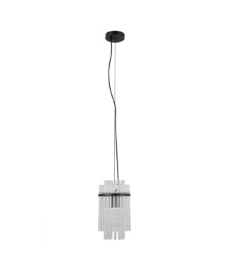 Italux Bonte PND-40929-1A-BK závesné svietidlo E27 čierna matná