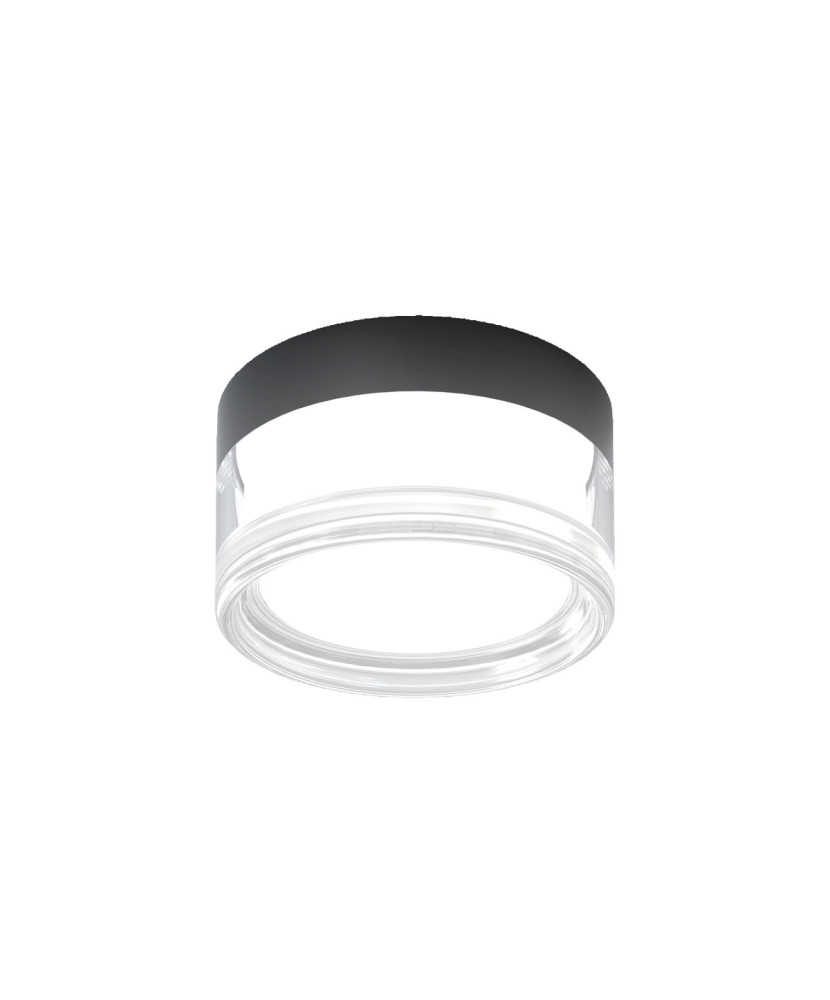 Italux Enios PLF-63829-BK stropné svietidlo LED 9W 1000lm 2800K/4000K/6000K IP65