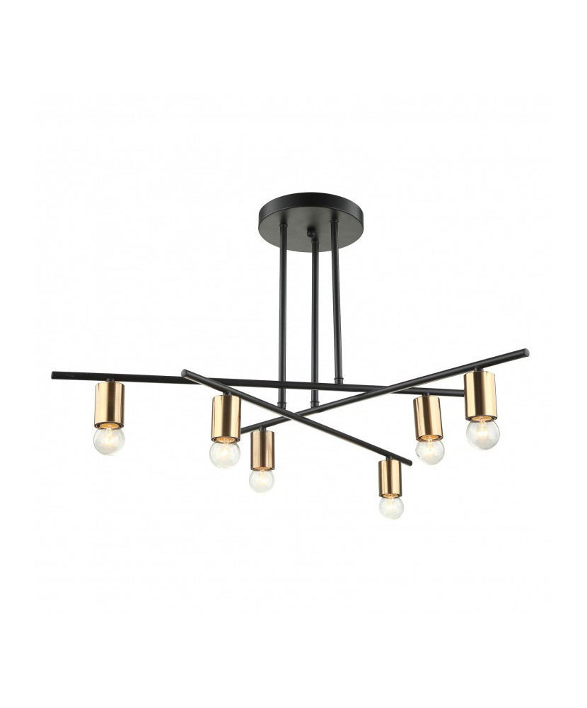 Italux Normani MDM3658/6 BK+BRO